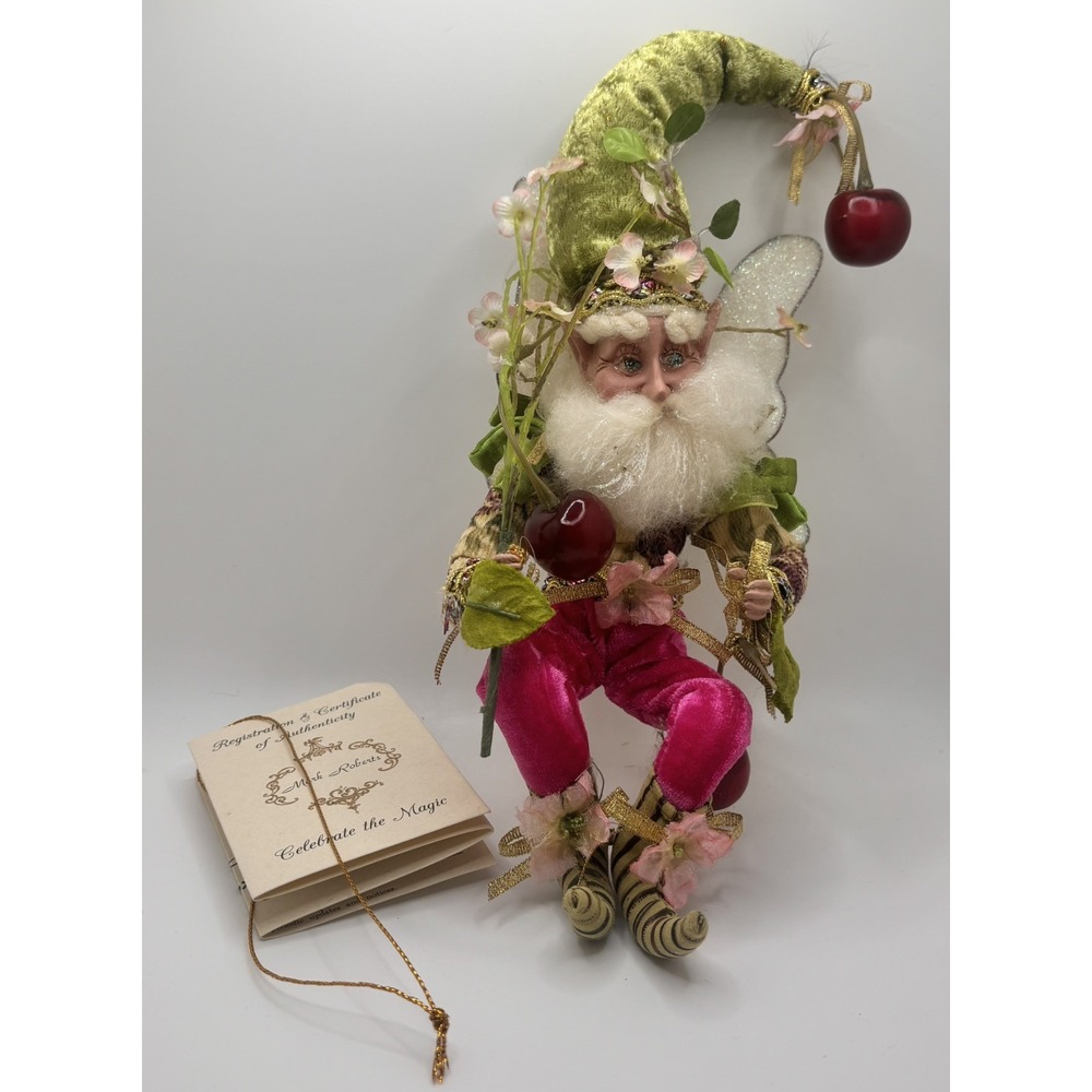Mark Roberts Cherry Blossom Fairy Small 10" Ltd Ed Figurine Box COA 716/2000